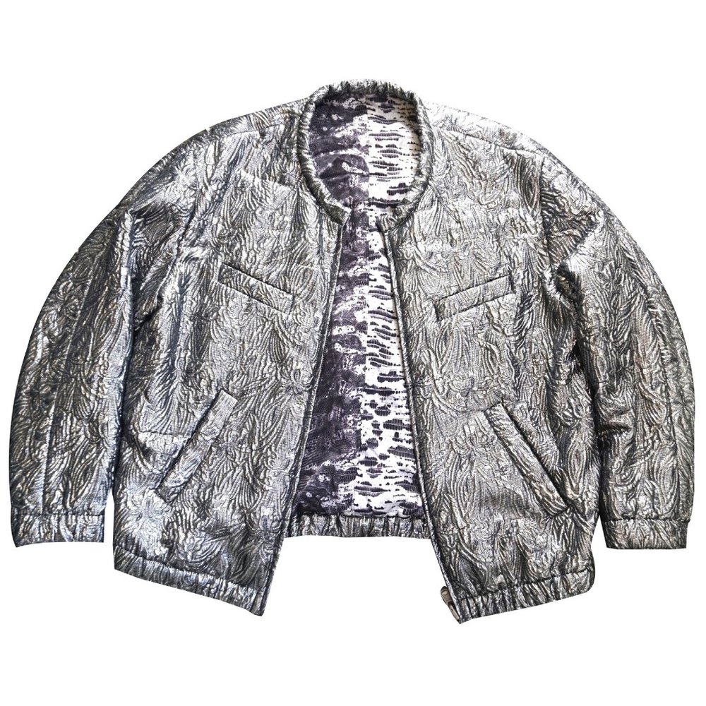 ISABEL MARANT BOMBER SILVER JACKET